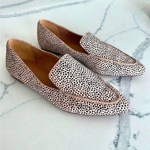 Madewell Loafer Flats in Spotted Calf Hair